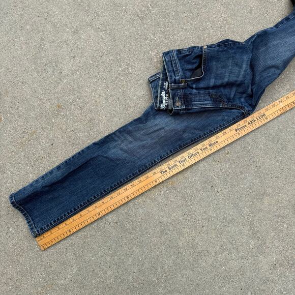 Wrangler Boys Retro Slim Straight Blue Jeans Style 88BWZBZ Size 14 - Picture 7 of 8